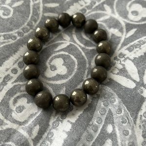 Pyrite Bead bracelet